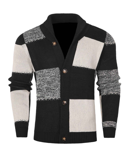 ARVON™ – Cardigan homme à carreaux Nidyan Paris