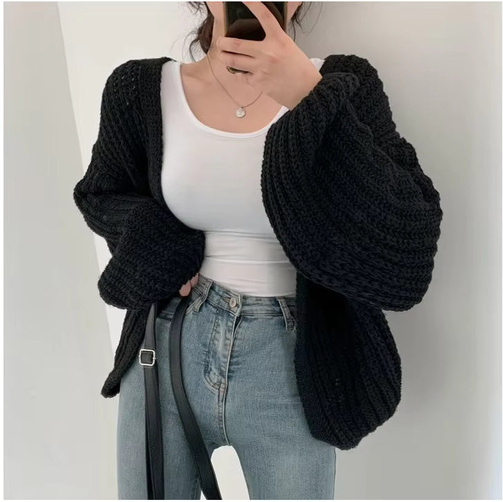 CosyLayer™ – Le Cardigan Large Taille Unique qui redéfinit le cocooning